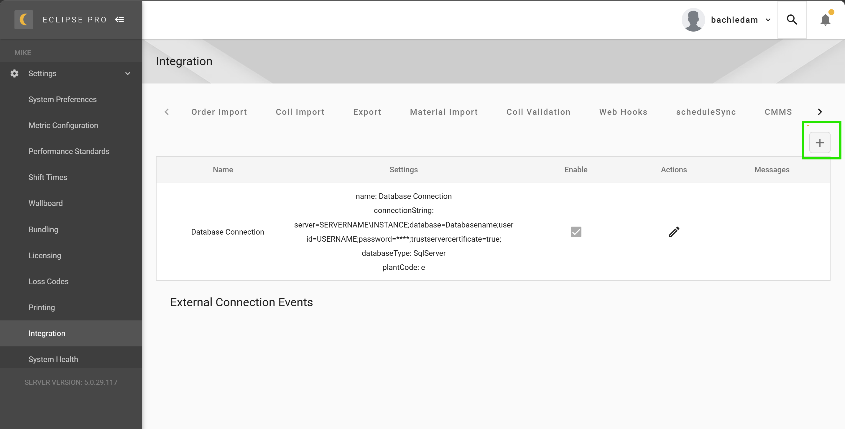 Add connection