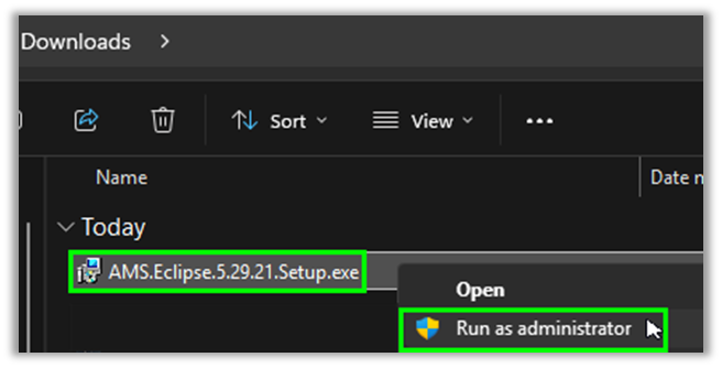 Run as Admin
