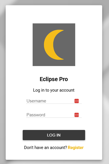 Eclipse Pro Login