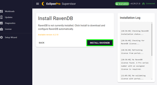 Install RavenDB