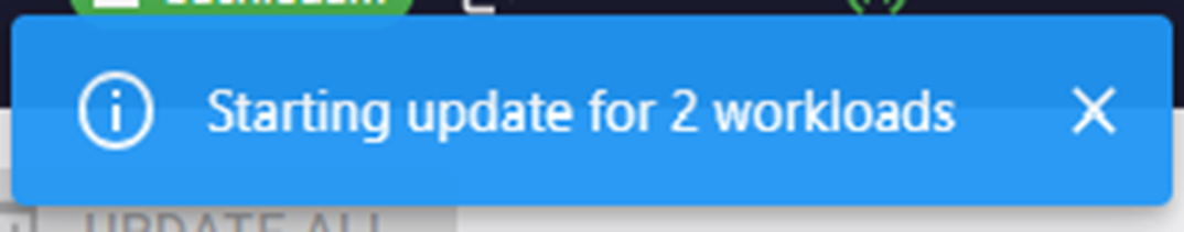 Update Start